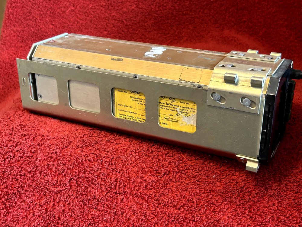 EVENTIDE ARGUS 5000 MOVING MAP DISPLAY MODEL 5000-10-00 WITH TRAY