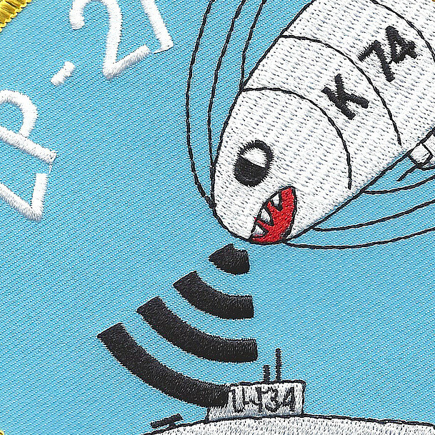 Zp-21 Blimp Squadron WWII Patch