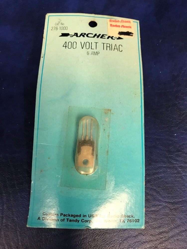 Archer 400 Volt 6 AMP Triac #276-1000