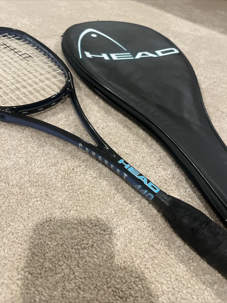 Head Blue Conquest Squash Racket 440 Carrying Case Bag