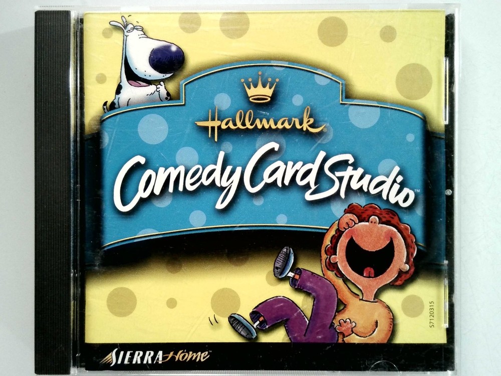 Hallmark Comedy Card Studio Software CD-ROM Sierra Home Greeting Card