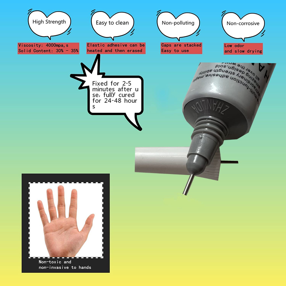 B-7000 Adhesive Multi-Function Glues,Super Glue Suitable, 1 Pack (25Ml*2)