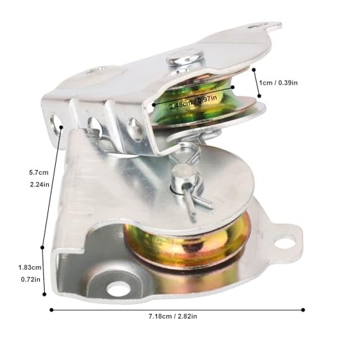 12 Pack Ceiling and Wall Mount Single Pulleys, Ceiling Mount Single 12 PCS