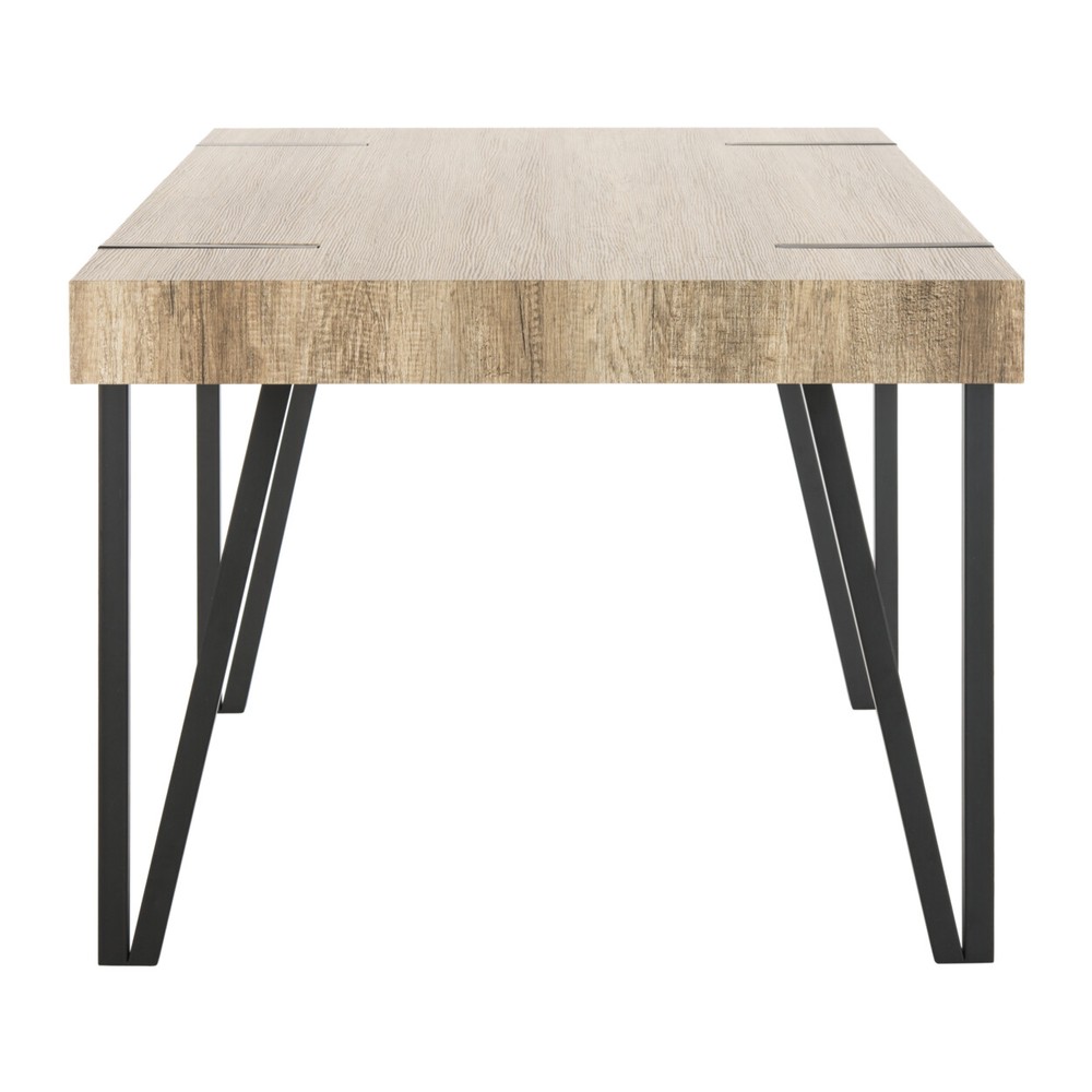 SAFAVIEH Alyssa Dining Table | Multi / Brown |