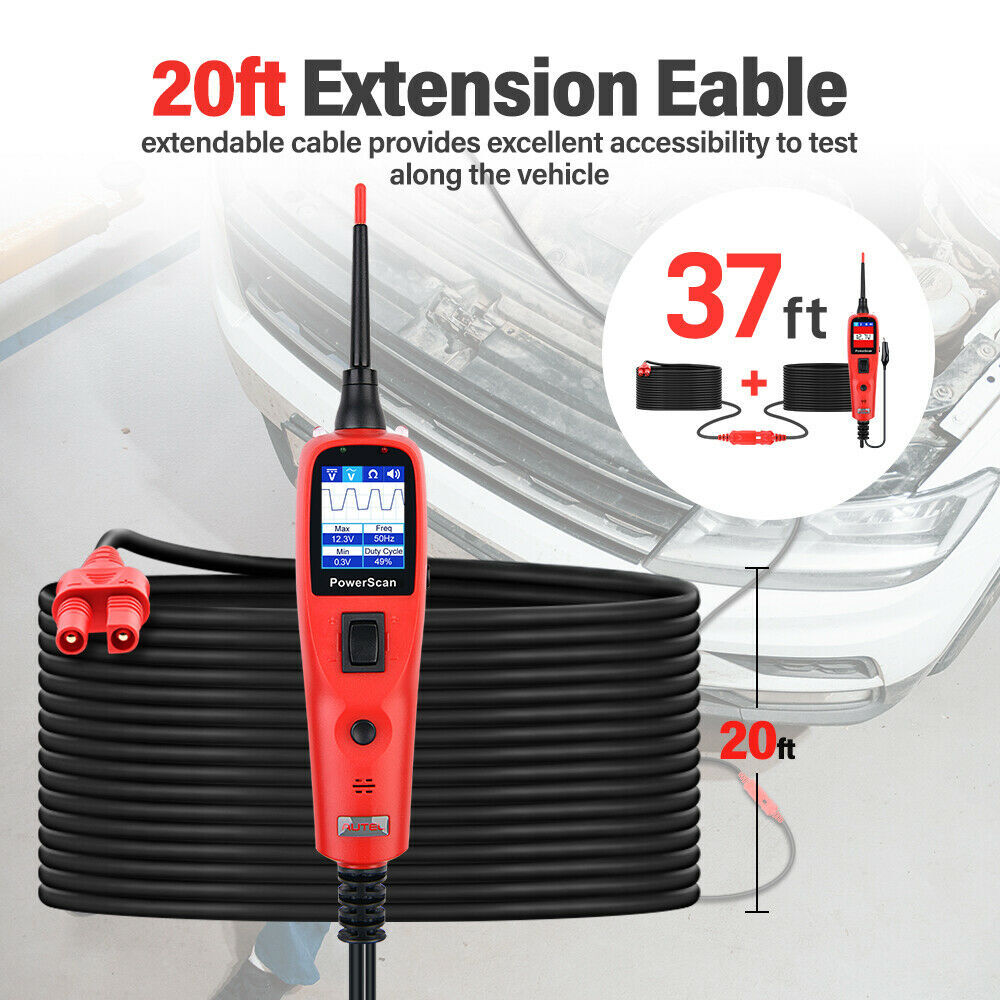 Autel PowerScan PS100 Electrical Circuit System Power Probe Tester Tool 12V/24V