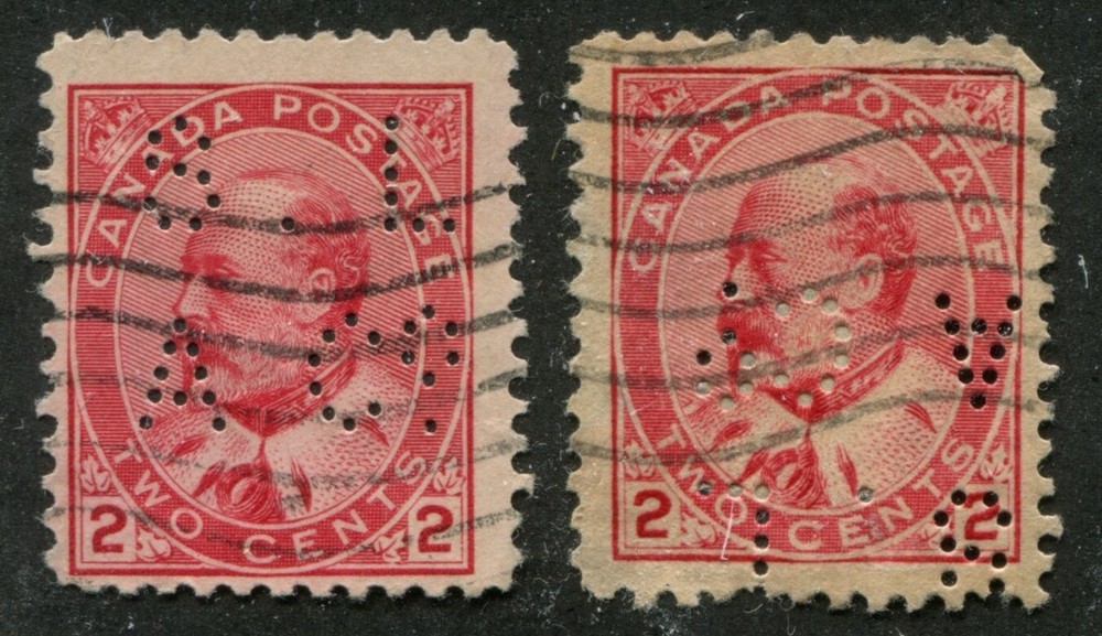 Canada #90 Used Perfins S15