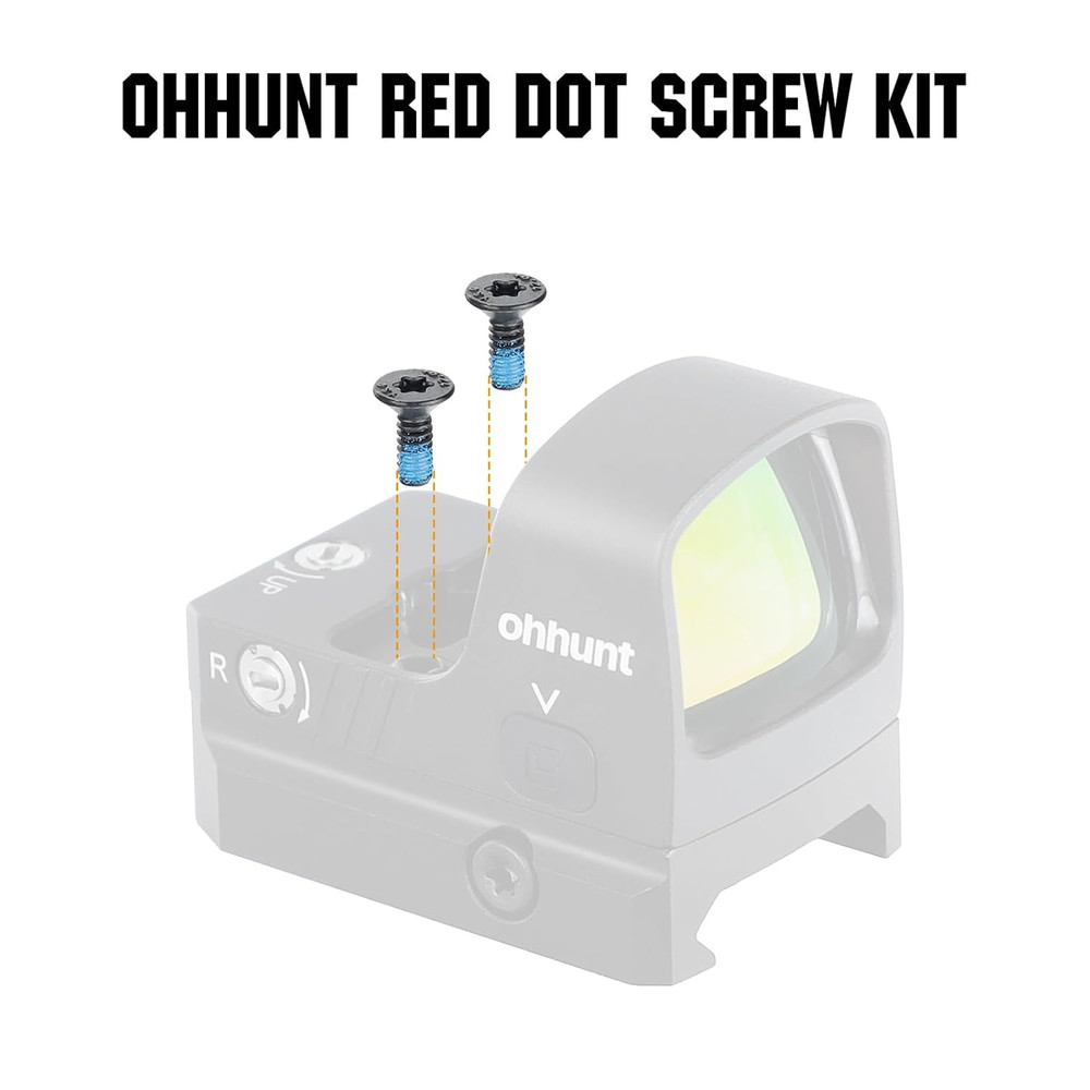 30-Piece Screw Set for Red Dot Sight Optics with Various Lengths