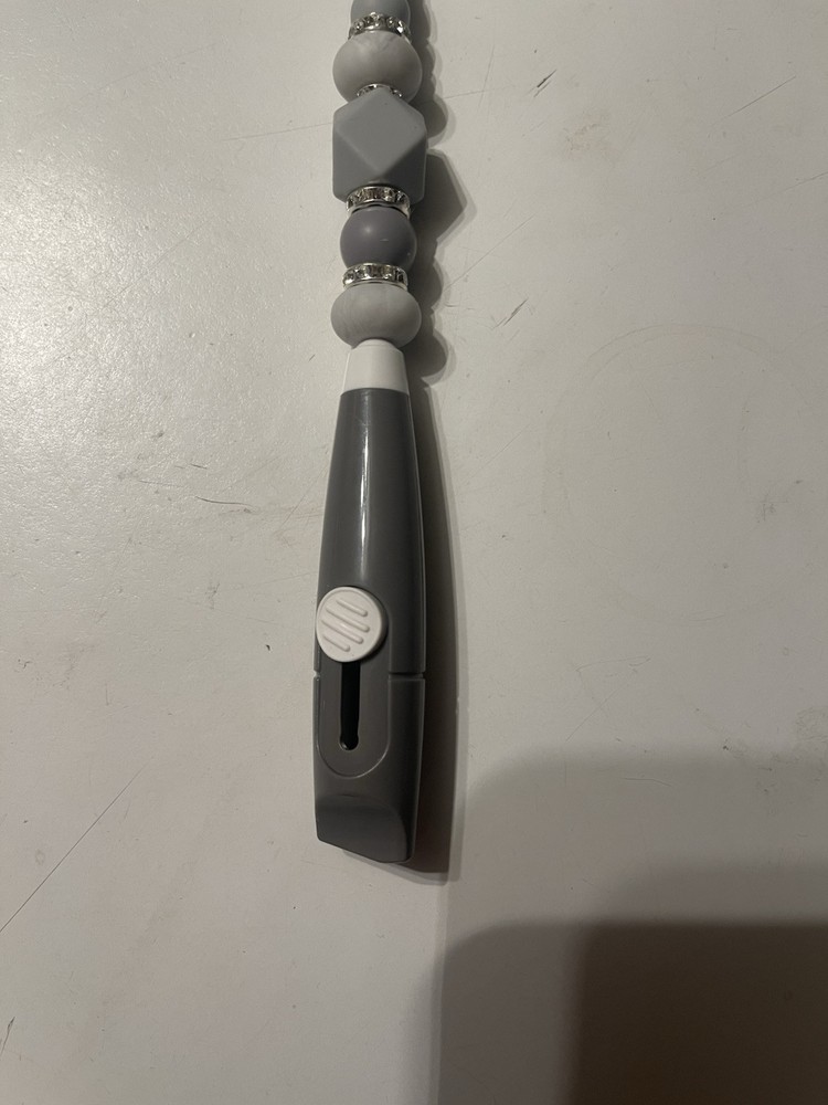 Gray Silicone Beaded Crafting Box Cutter