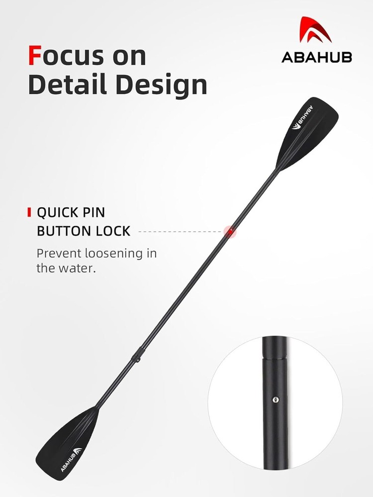 Durable Nylon Blade SUP Paddle - Multi-Use Design for Beginners and Experts