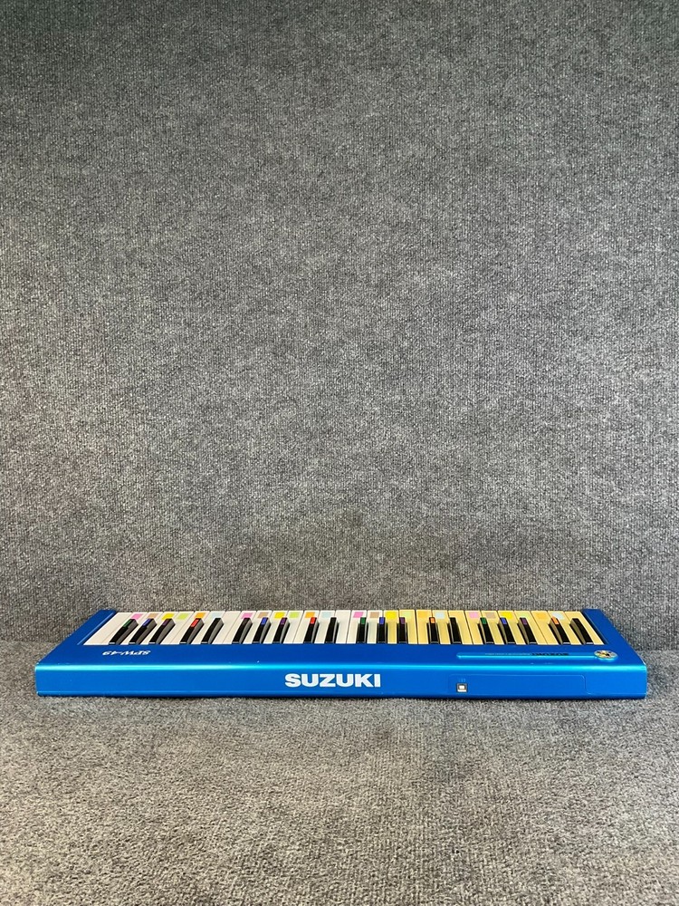 Suzuki SPW-49 USB MIDI Keyboard Controller 49 Key Blue Tested