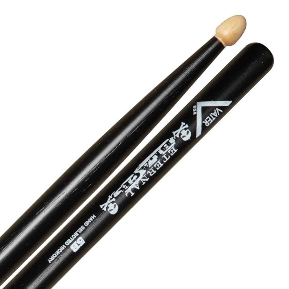 Vater Eternal Black 5B Wood Tip Drumsticks