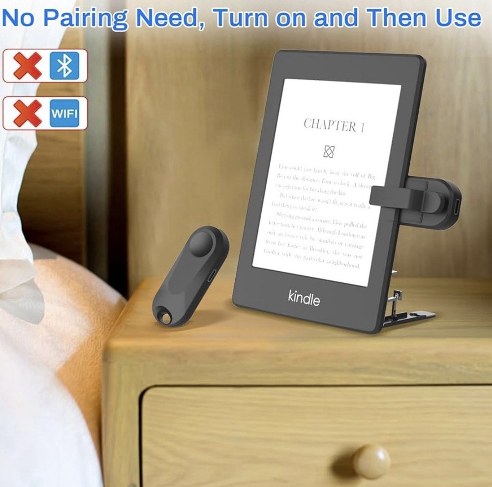 Remote Control Page Turner For Kindle Black