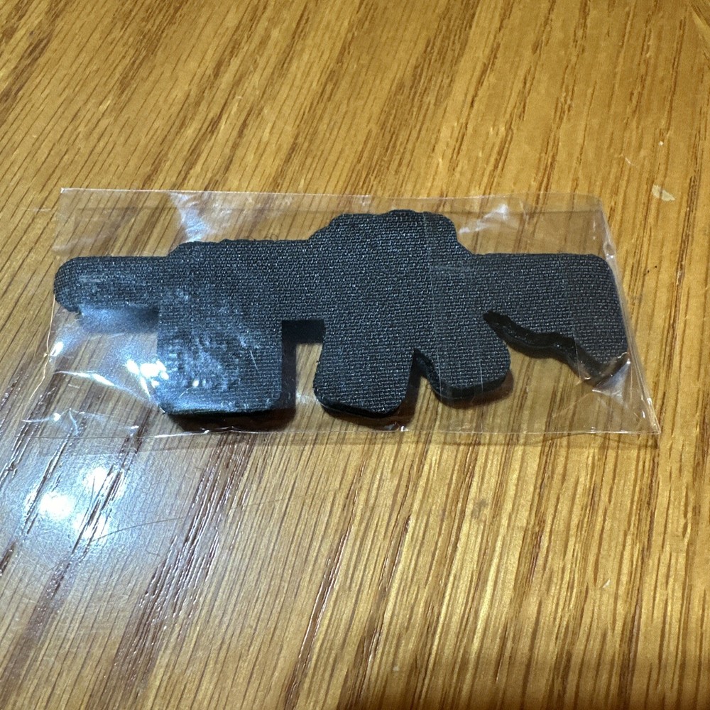 EOTECH BLACK RIFLE PATCH HOOK & LOOP BACKING