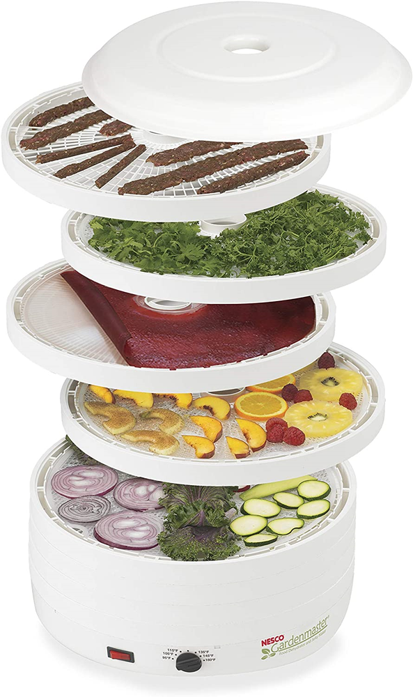 NESCO Gardenmaster Pro Dehydrator, FD-1018A, White