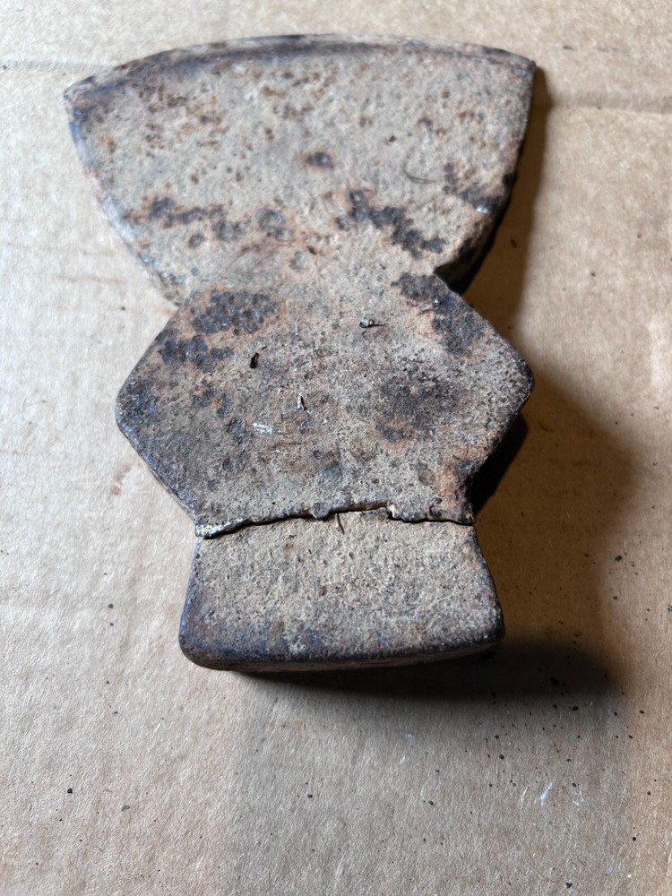 Vintage Hewing Board Axe Head Tool ONLY ?? GREAT FOR DECOR