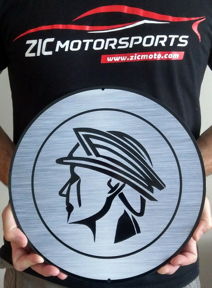 Mercury Head Silver Logo Wall Art - Ford Licensed (Small)