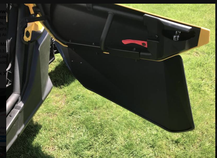 METAL LOWER DOORS KIT CAN AM MAVERICK X3 half inserts panel 17-19