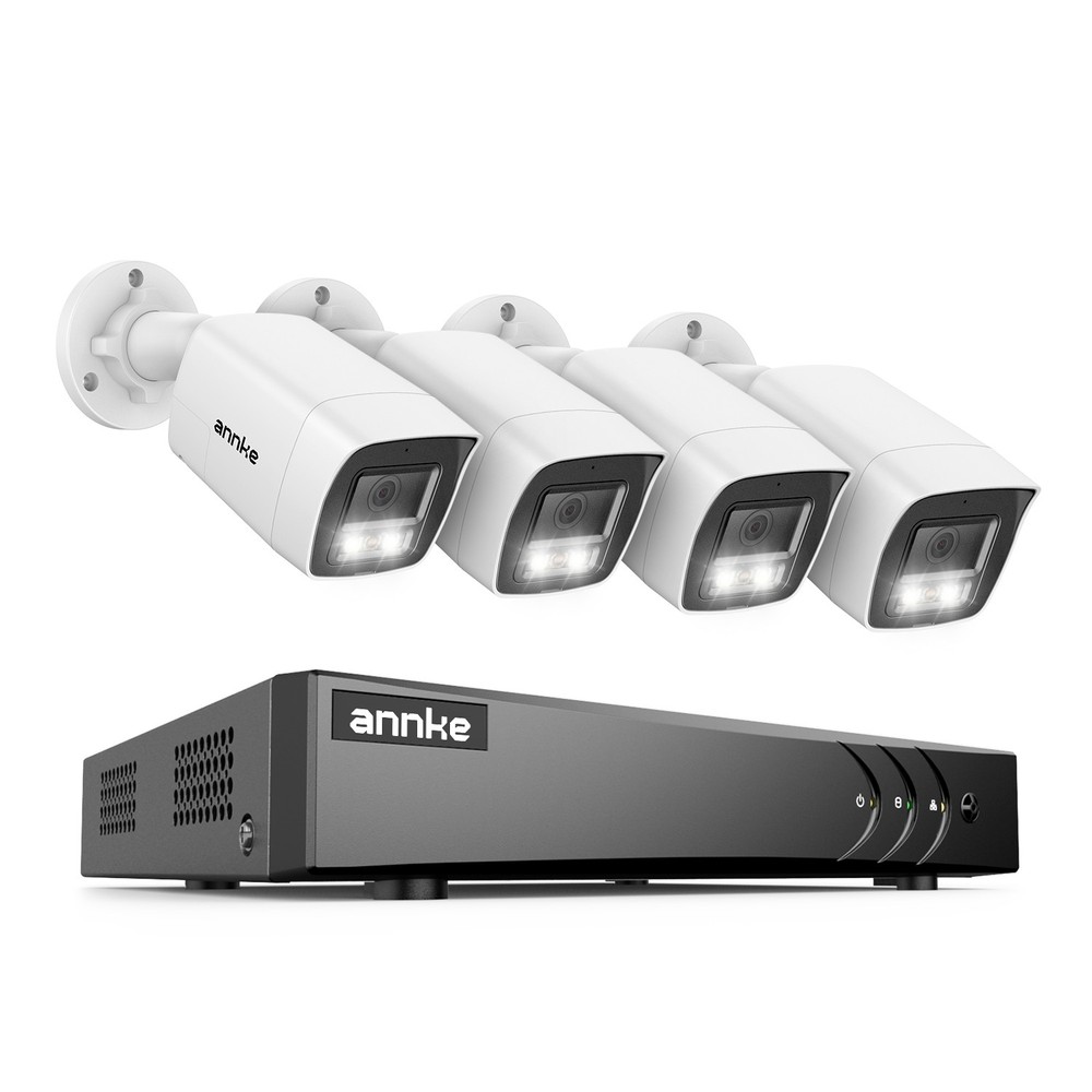 ANNKE 16CH DVR 3K Two Way Audio Security Camera System AI Detection Full Color