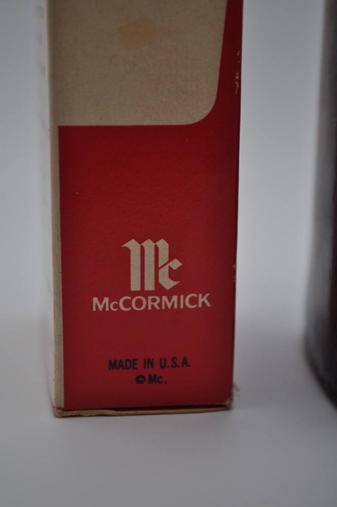 Vintage Schilling Almond Extract with Box Prop Pre Bar Code Empty Prop