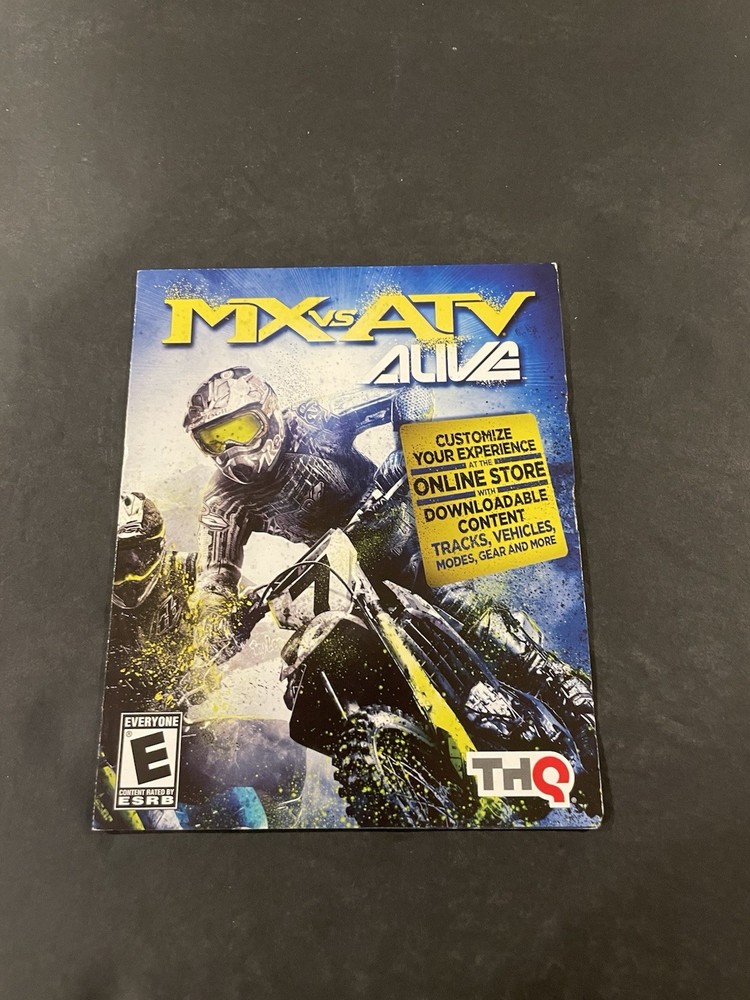 mx vs atv alive ps3 Manual only