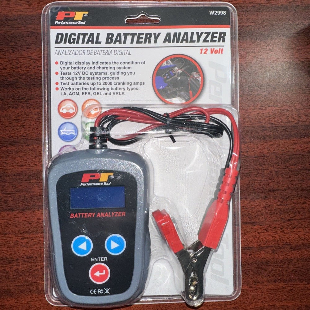 Digital Battery Analyzer with Digital Display -12 Volt- Item #W2998