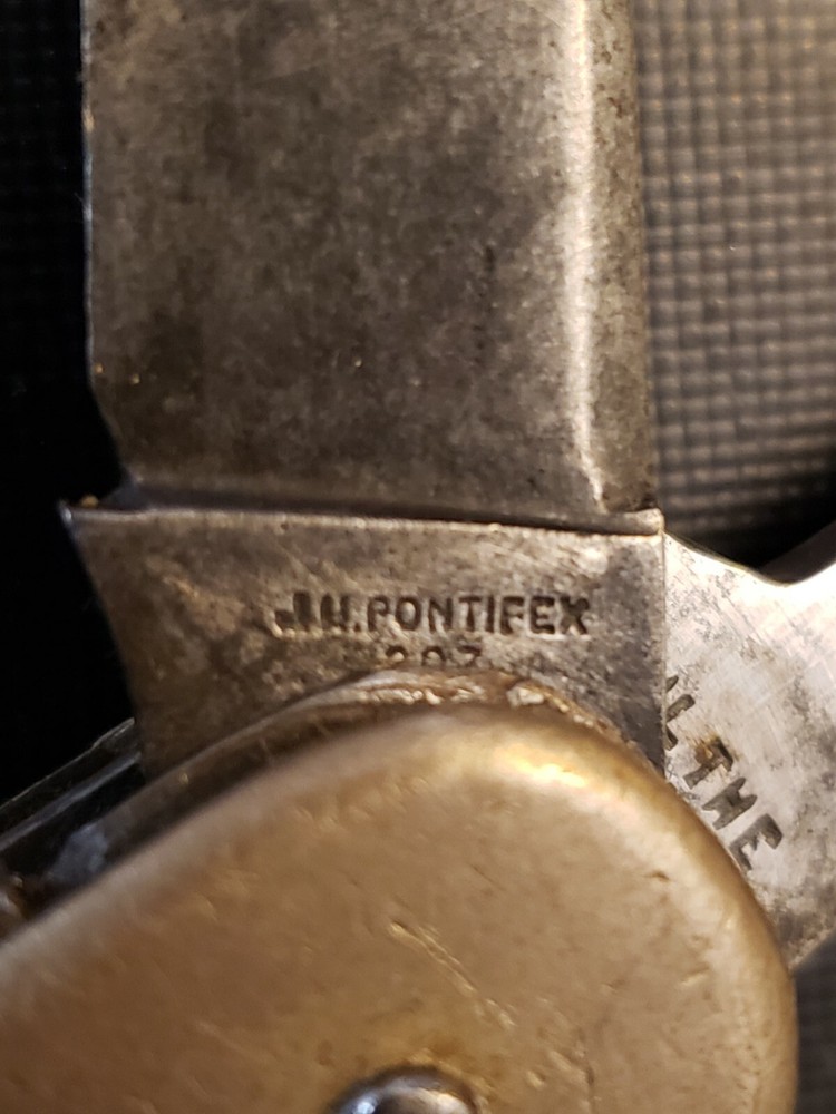 ANTIQUE J H PONTIFEX MULTI TOOL FOLDING KNIFE 6 BLADE