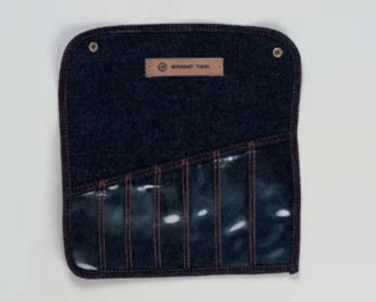 Wright Tool 714-ROLL Denim Tool Roll - 30-3/4" x 22-1/4" - 14 pockets