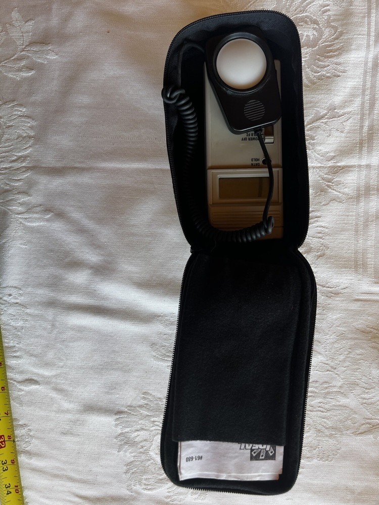 Ideal Sperry 61-680 Light Meter Manual Original Holding Case Analog