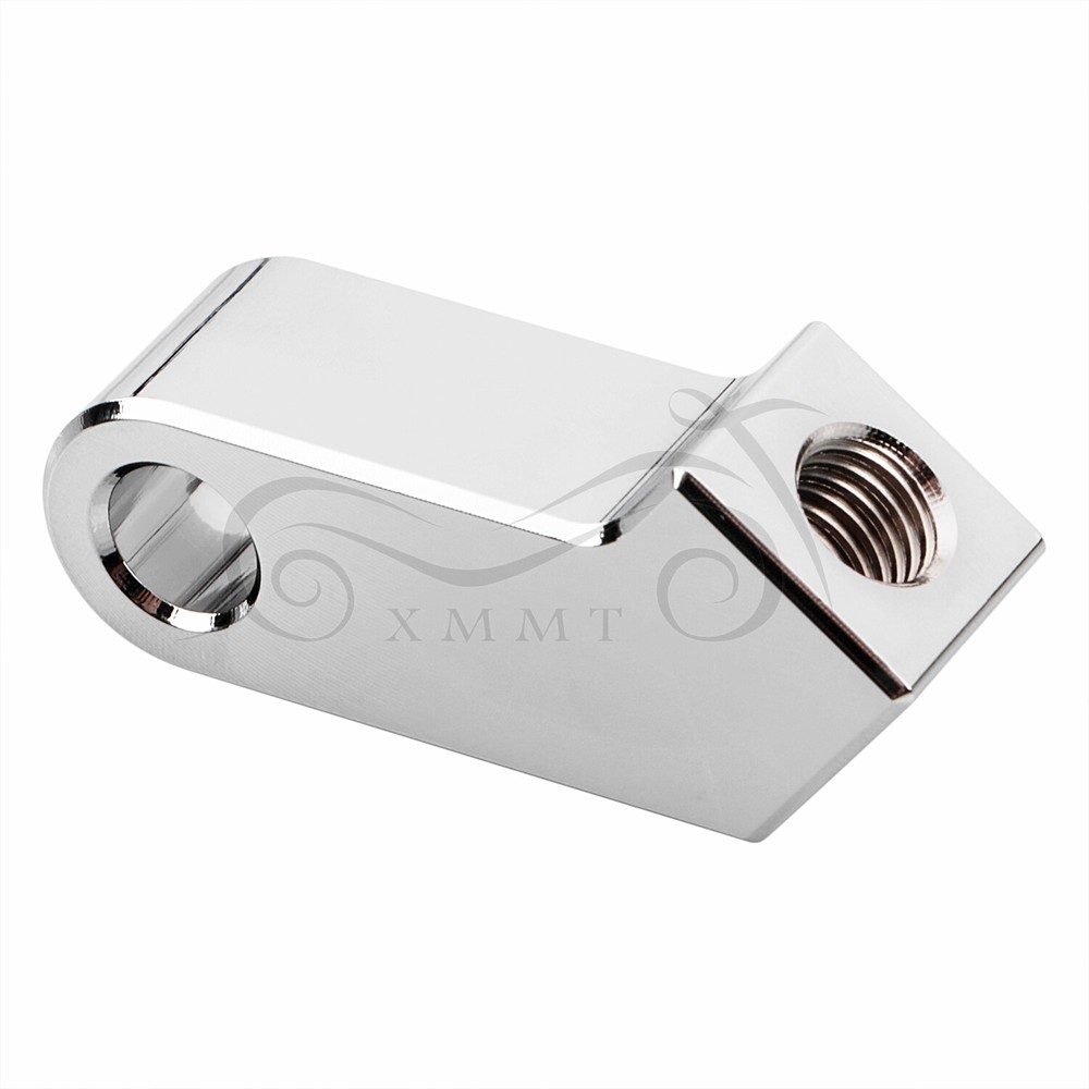 Chrome Headlight Bottom Mounting Bracket For Harley Sportster Dyna FXDB FXDF