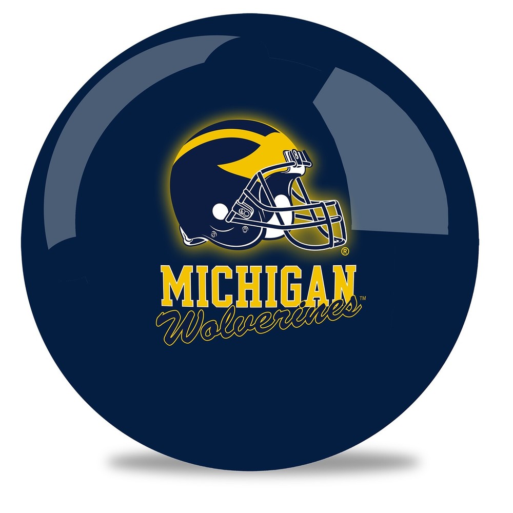 NCAA Michigan Wolverines Bowling Ball