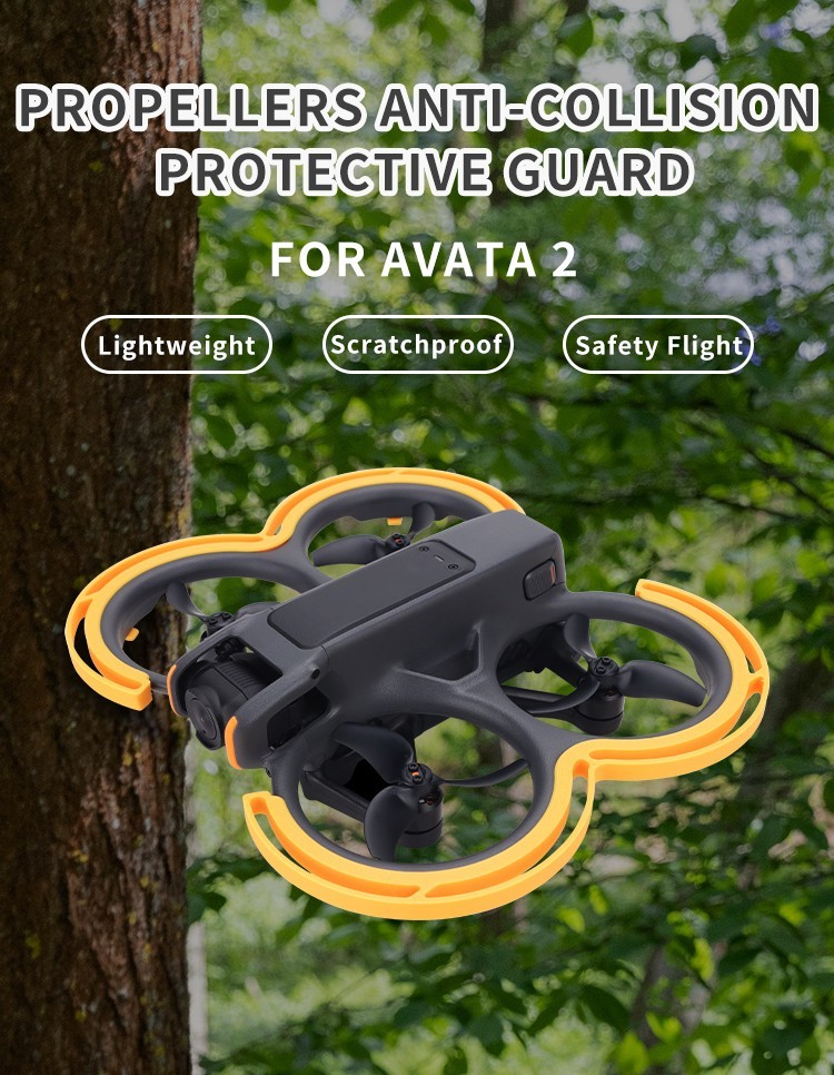 For DJI AVATA 2 Drone Paddle Impact Protection Ring Flight Protection Ring