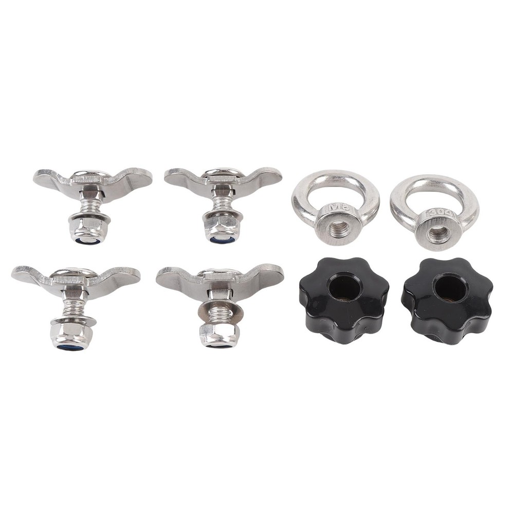 L Track Double Lug Threaded Stud Nut Kit Stainless Steel L Track Threaded Stud
