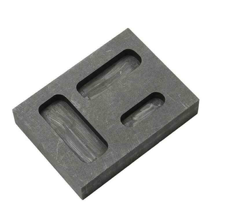 6PCS Graphite Ingot Crucible Mold Set Torch Melting Tools Kit For Gold & Silver