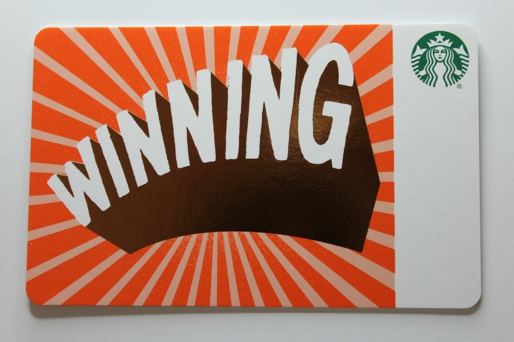 Starbucks Card CN 6153 - Winning 2018