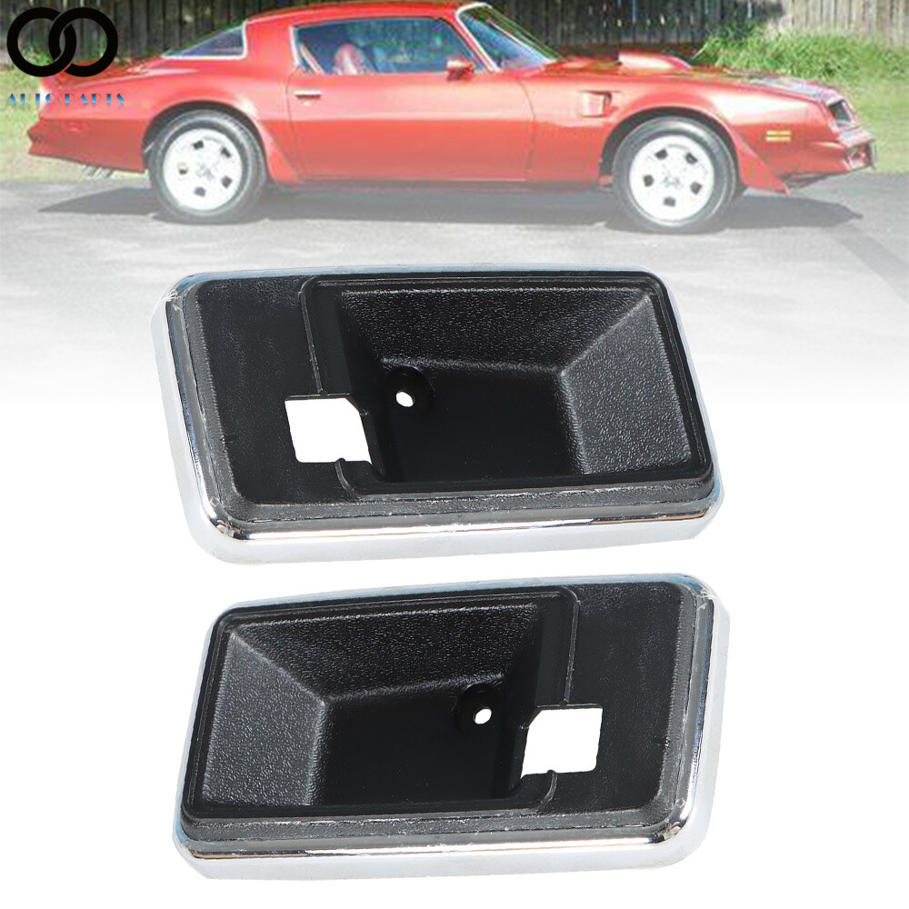 2pcs For Camaro Firebird 1975-1981 Left+Right Plastic Inner Door Panel Handle