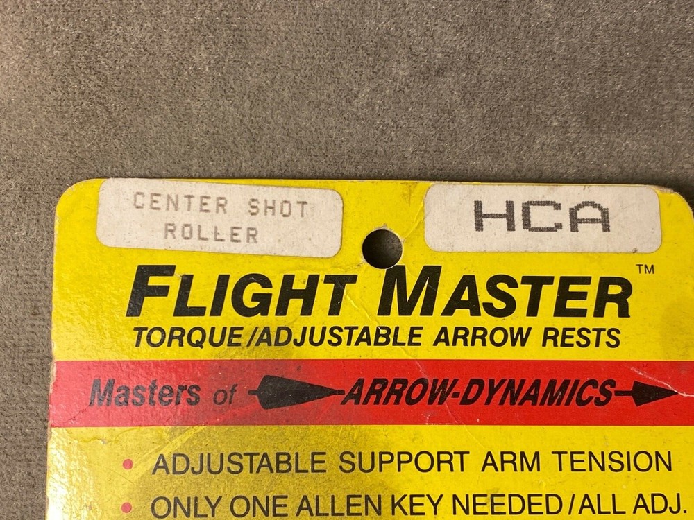 Flight Master Arrow Roller Rest - HCA