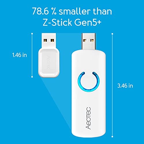 Z-Stick 7 Plus, Zwave Plus USB to Create Z-Wave hub, Gateway Controller with