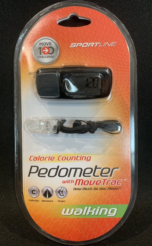 Sportline Pedometer Calorie Counting Step Track With MoveTrac Exercise Distance
