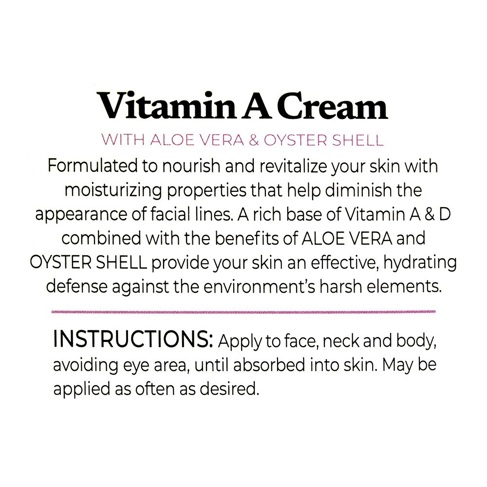 CONCHA NACAR CREAM VITAMIN A ORIGINAL 2oz