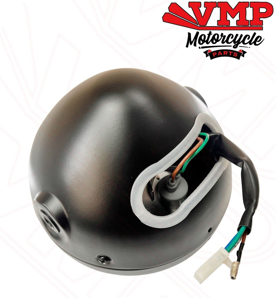 Mutt Mongrel 125 EU5 21-25 Front Headlight Light Lens Assembly Black E Marked
