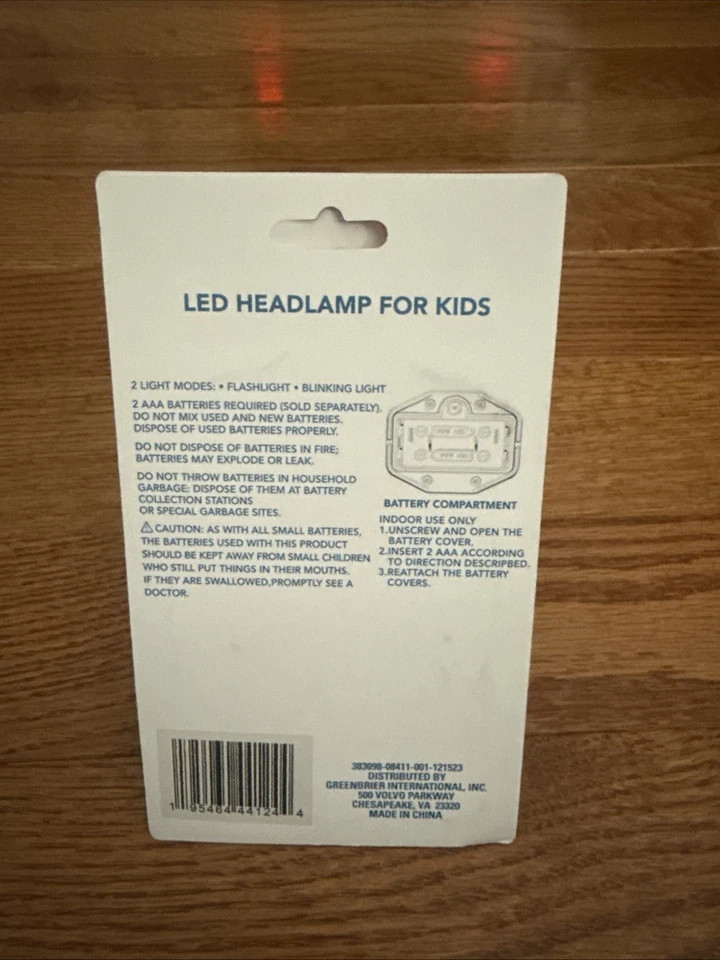 LED Headlamp For Kids