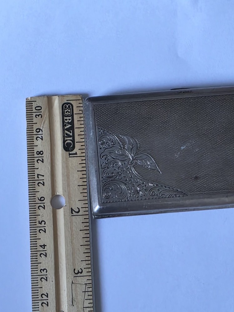Vintage 875 SILVER CIGARET CASE 875 A8