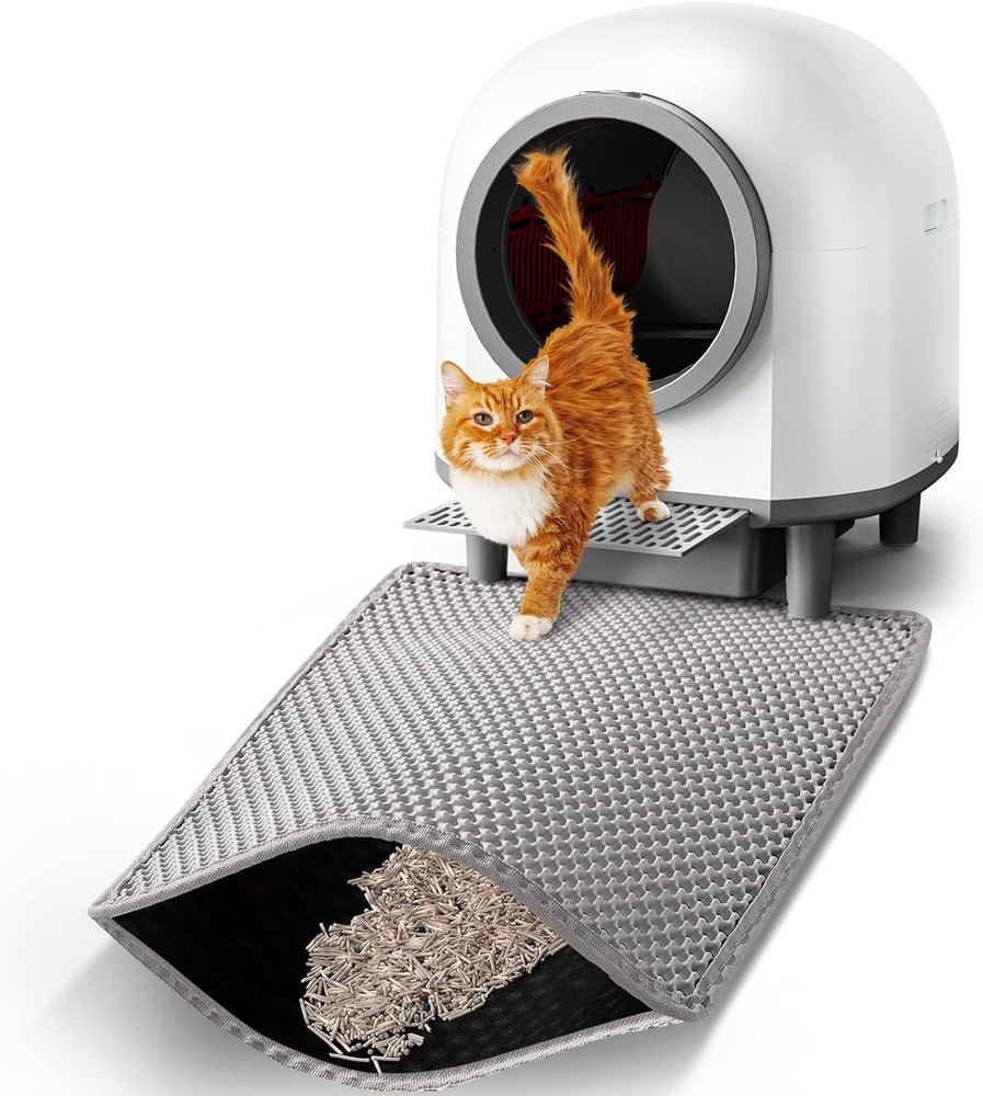 88L Large Smart Automatic Self Cleaing Cat Litter Box with App Control Mat Liner