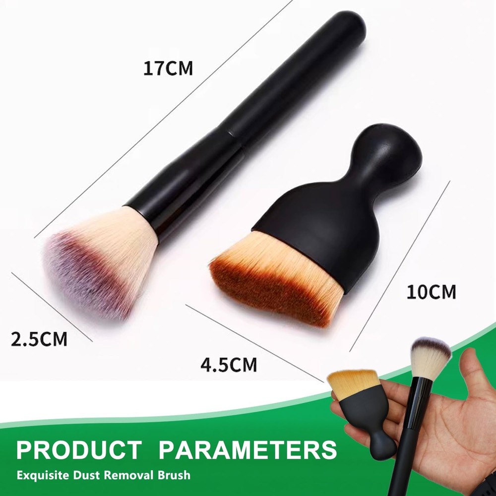 3 Pack Microfiber Duster, Small Dust Brushes, Feather Duster, Soft Fibers, Ef...