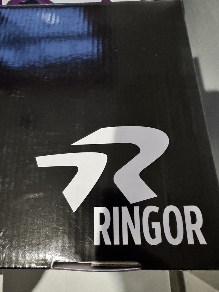 Ringor Flite Softball Cleats Black White Size 8.5