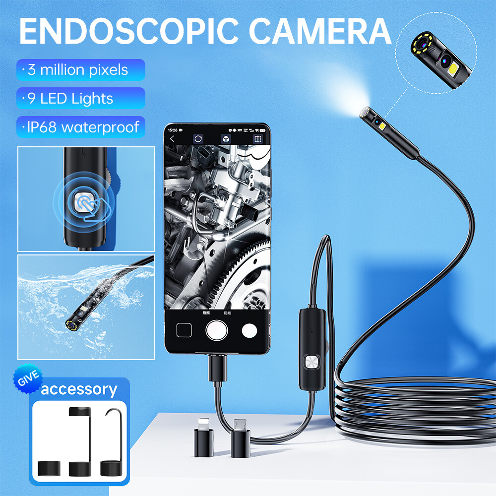 Waterproof USB Endoscope Borescope Snake Inspection Phone Camera Samsung Android