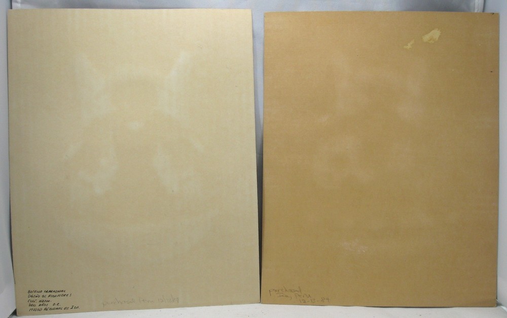 Two Signed Paintings, Nazca Polychrome Pottery, Ica, Peru