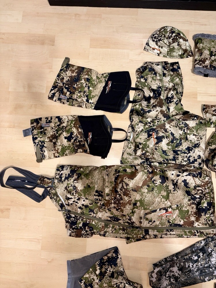 Sitka Sub Alpine/elevated XL Camo Loadout Gear Setup