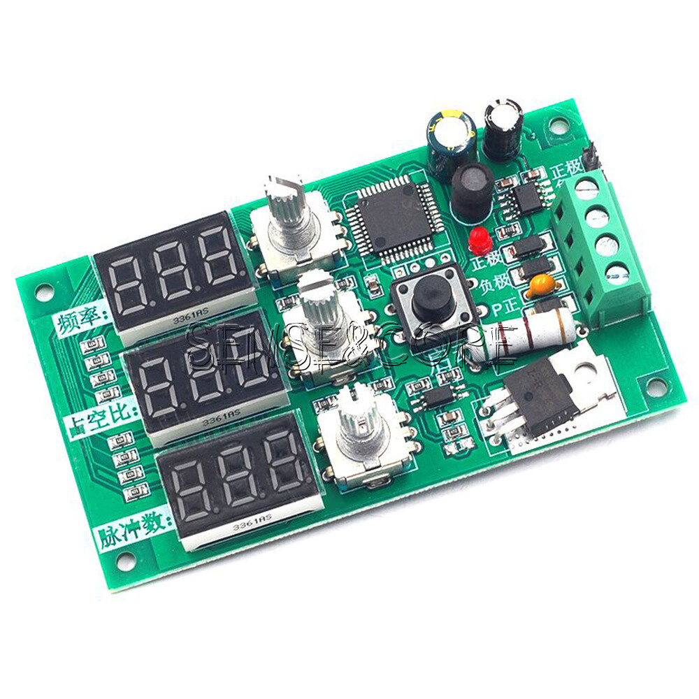 Adjust PWM Pulse Frequency Duty Cycle Dimming Speed Control Module Square Wave-