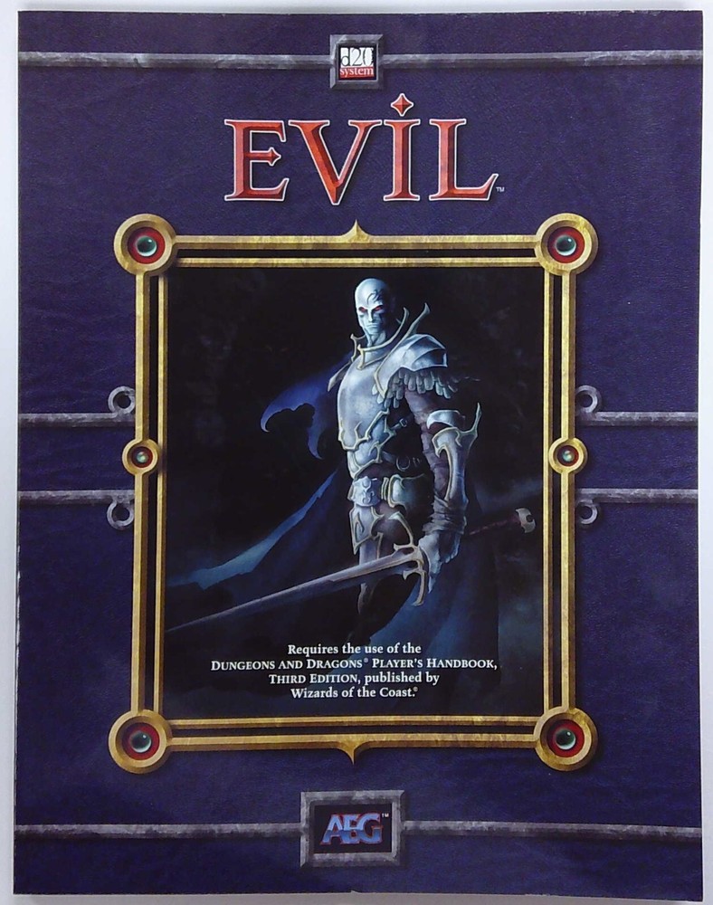 DUNGEONS AND DRAGONS 3RD/3.5 EDITION, D20 SYSTEM: EVIL  AEG8501